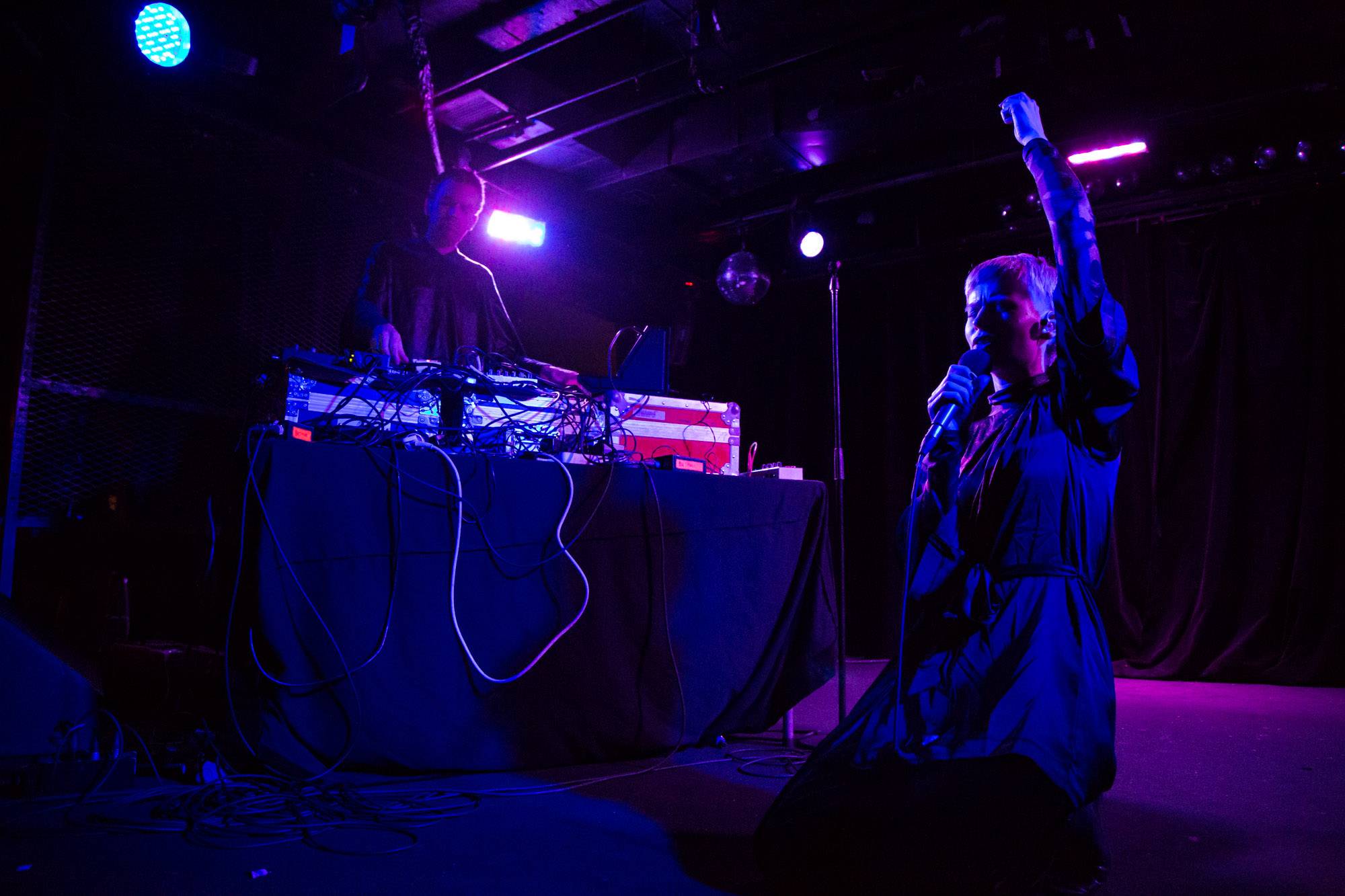 Jenny Hval at the Biltmore Cabaret, Vancouver, Nov. 16 2016. Kirk Chantraine photo.