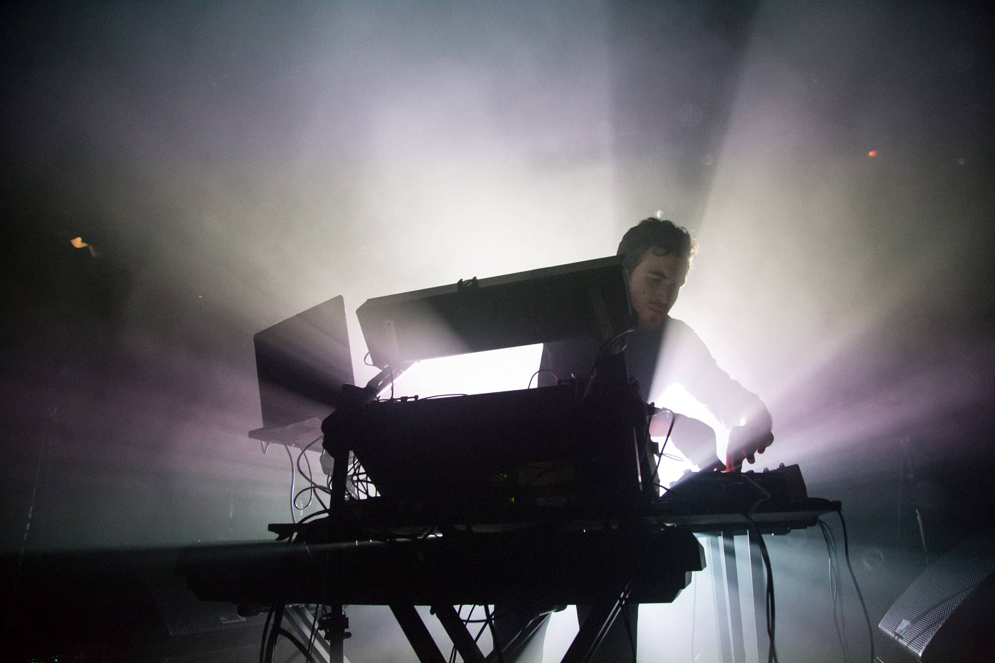 Nicolas Jaar at the Commodore Ballroom, Vancouver, Nov. 1 2016. Kirk Chantraine photo.