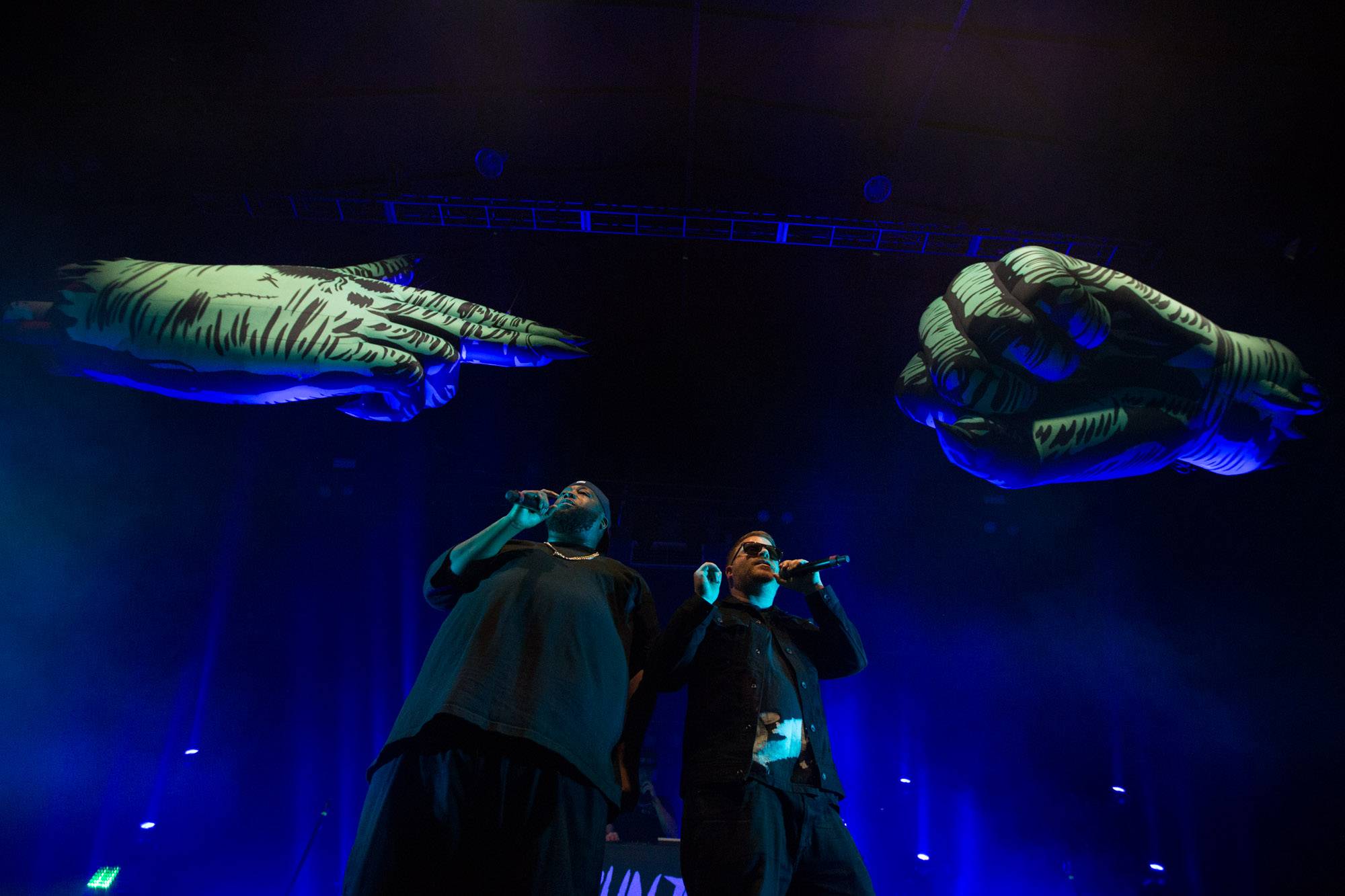 Run The Jewels at the PNE Forum, Vancouver, Feb. 8 2017. Kirk Chantraine photo.