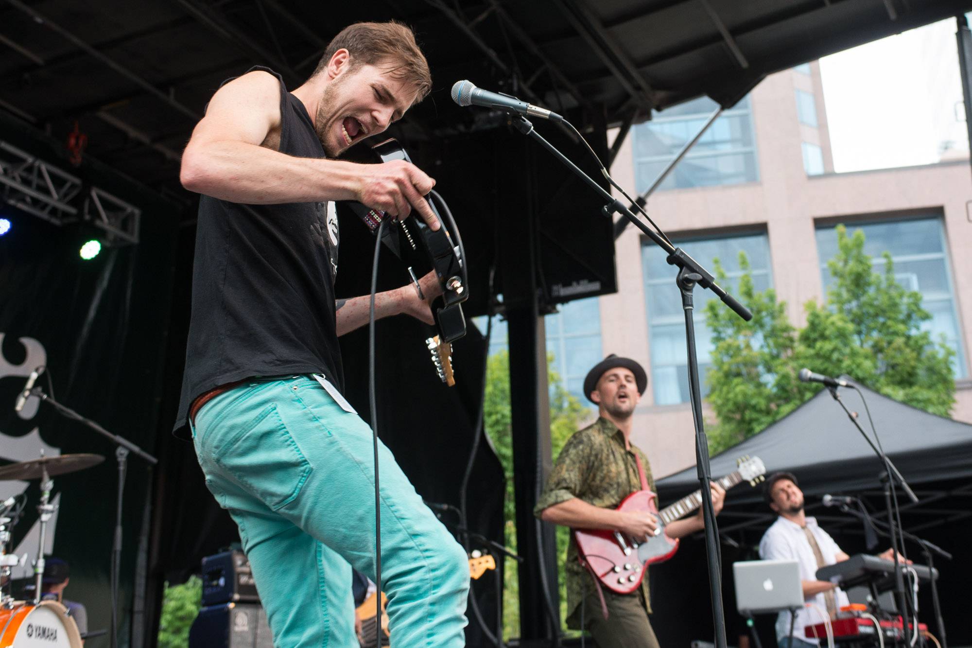 The Boom Booms at Georgia Street Stage of the 2017 Jazz Festival, Vancouver, June 25 2017. Jessica Vandergulik photo.