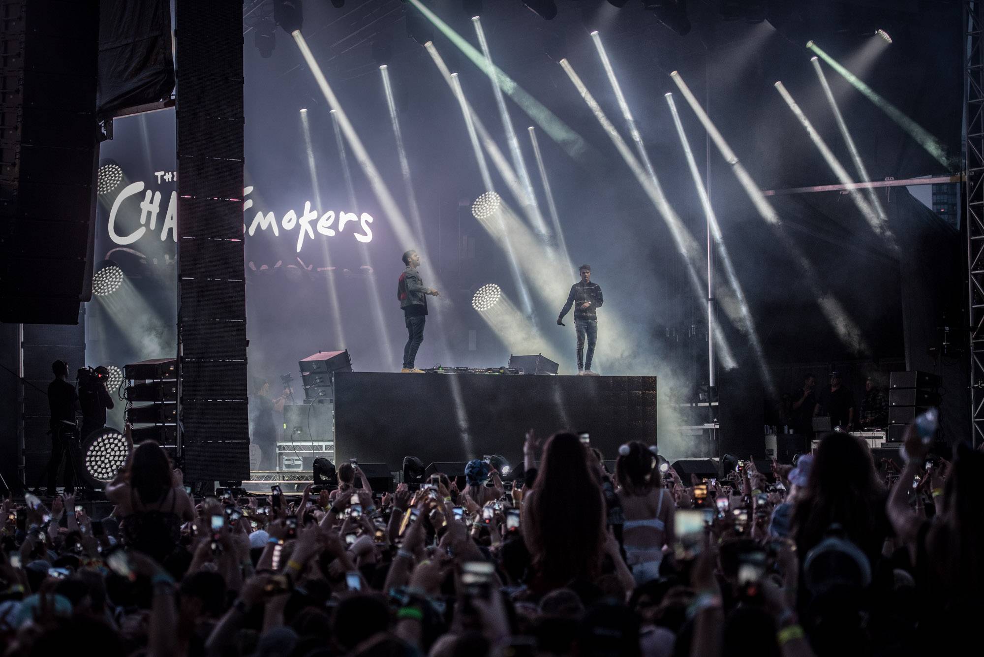 Chainsmokers at Fvded in the Park, Surrey, July 8 2017. Jason Martin photo.