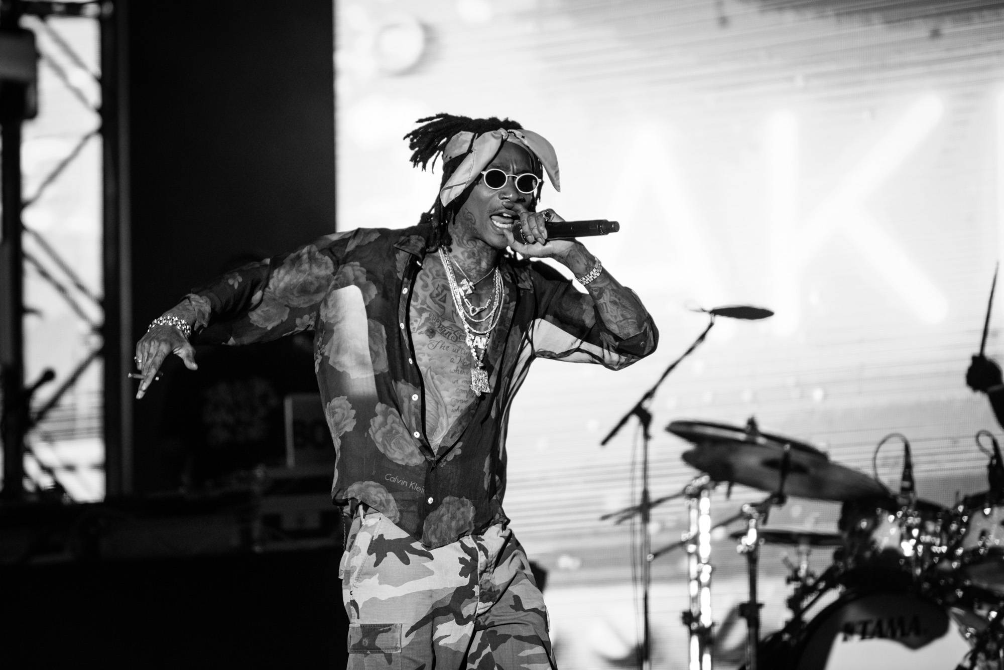 Wiz Khalifa at Fvded in the Park, Surrey, July 7 2017. Jason Martin photo.