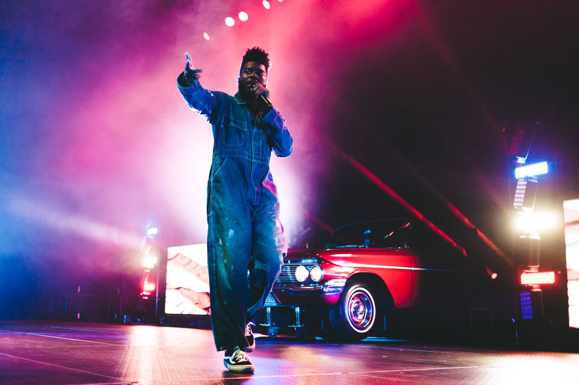 Khalid at the PNE Forum, Vancouver, July 13 2017. Kelli Anne photo.