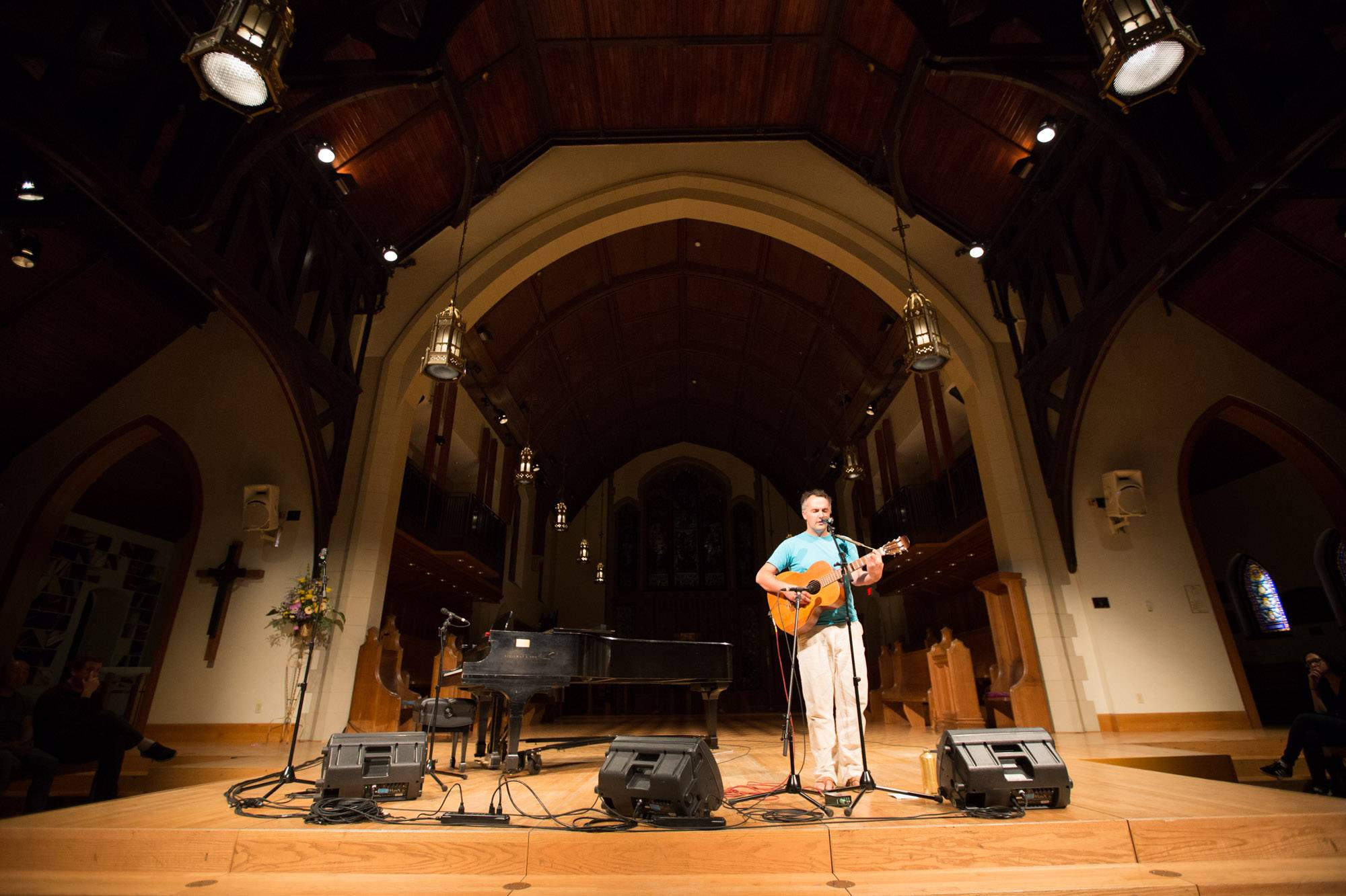 Mount Eerie at the Christ Church Cathedral, Vancouver, Aug 18 2017. Kirk Chantraine photo.