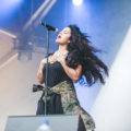 Bibi Bourelly at Bumbershoot 2017, Seattle, Sept 2 2017. Kelli Anne photo.