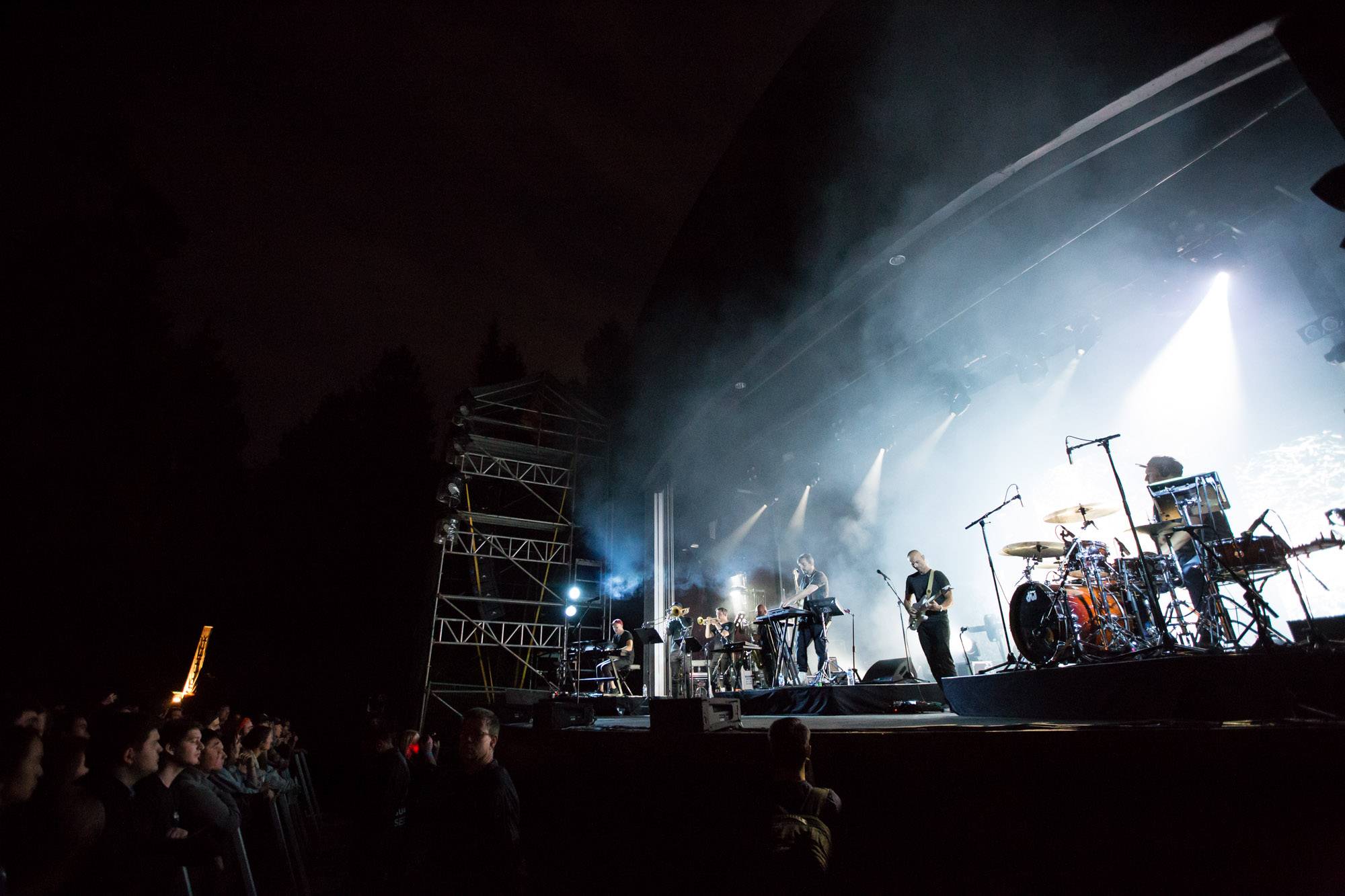 Bonobo at the Malkin Bowl, Vancouver, Sept 15 2017. Kirk Chantraine photo.