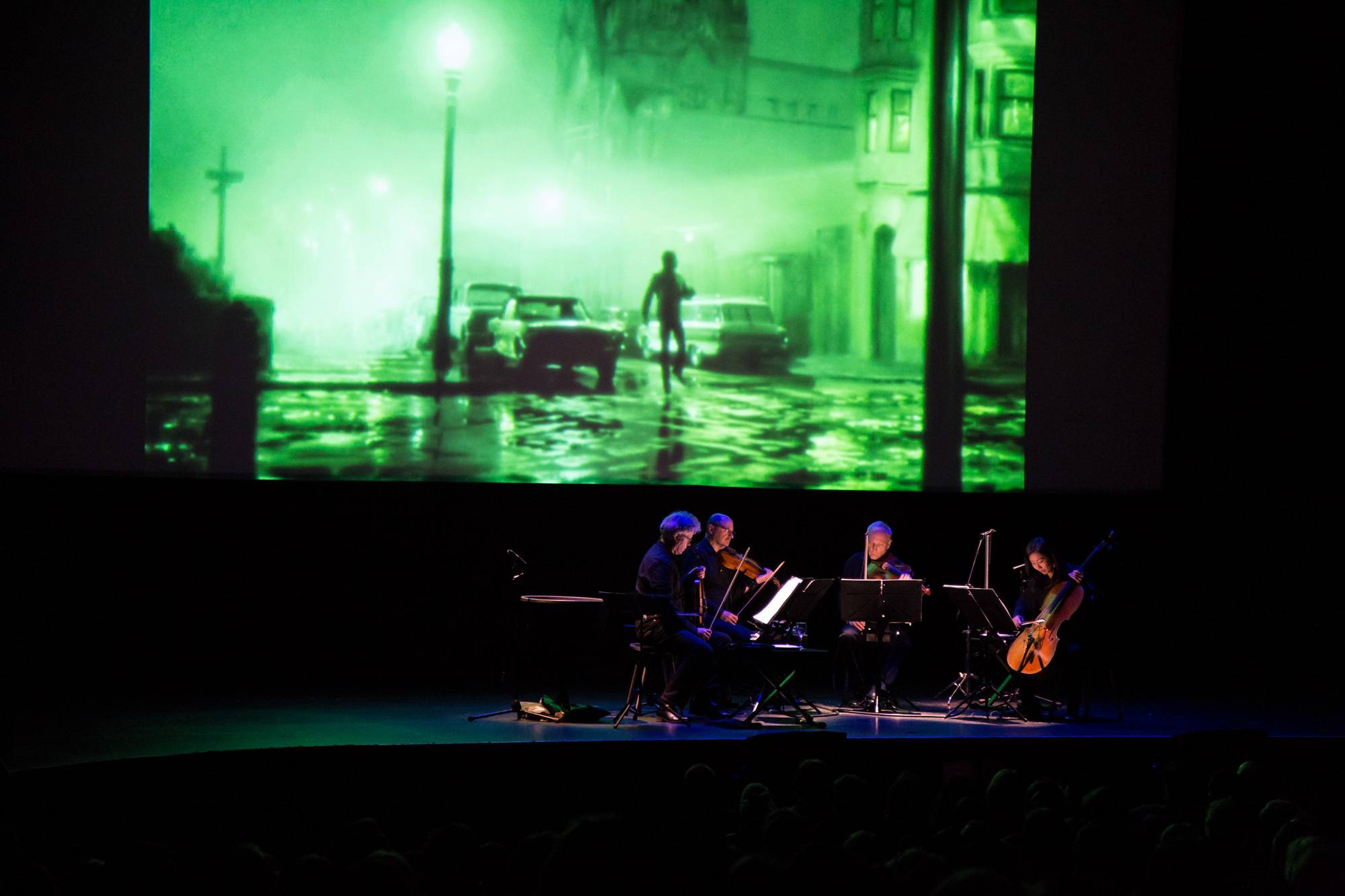 The Green Fog at The Centre, Vancouver, Oct 10 2017. Kirk Chantraine photo.