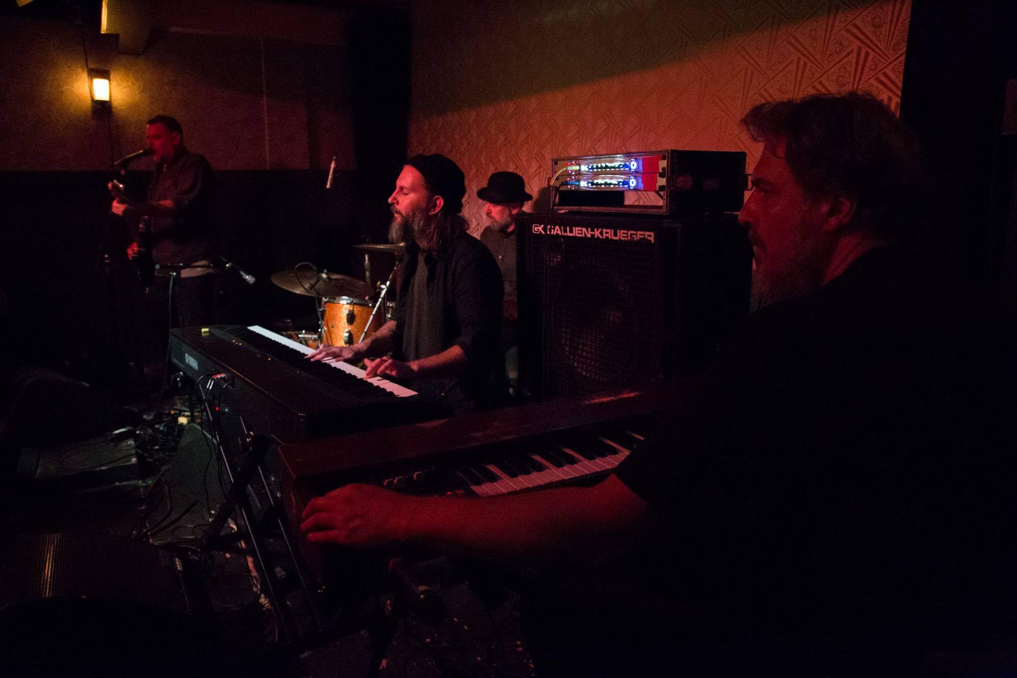 The Black Heart Procession at Cafe Du Nord, San Francisco, Oct 31 2017. Kirk Chantraine photo.