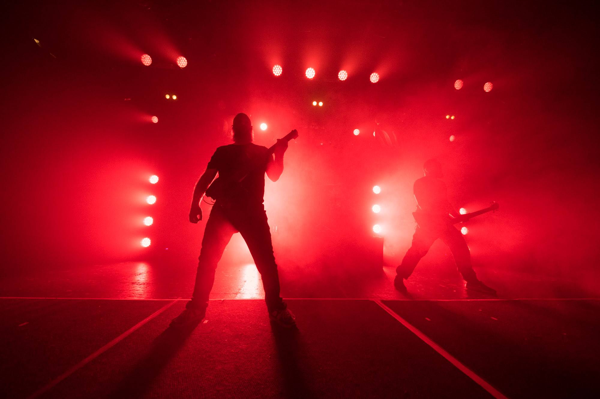 Meshuggah at The Commodore Ballroom, Vancouver, Jan 23 2018. Dhruv Govil photo.