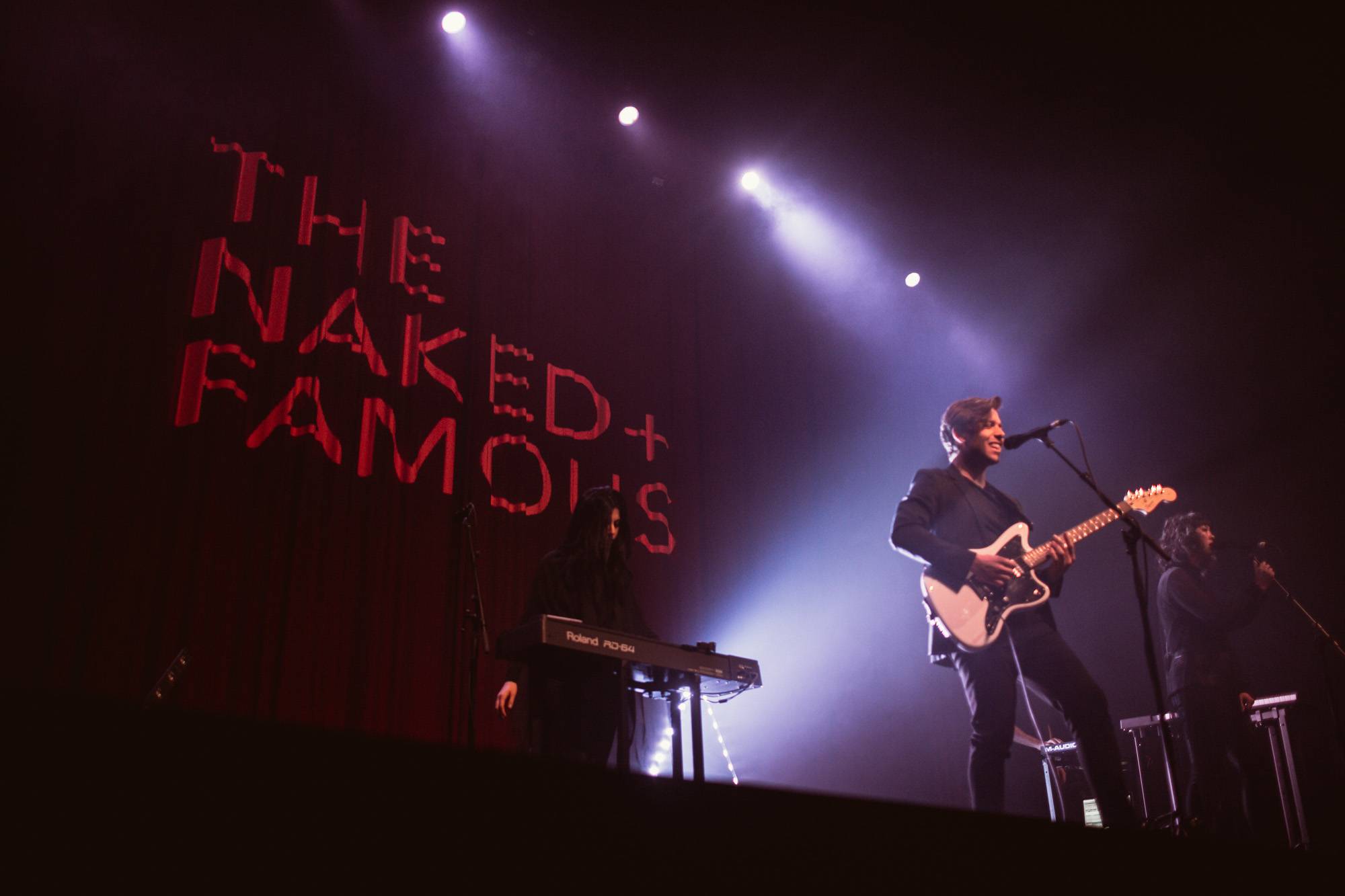 The Naked and Famous at the Rio Theatre, Vancouver, Mar 14 2018. Audrey Alexandrescu photo.