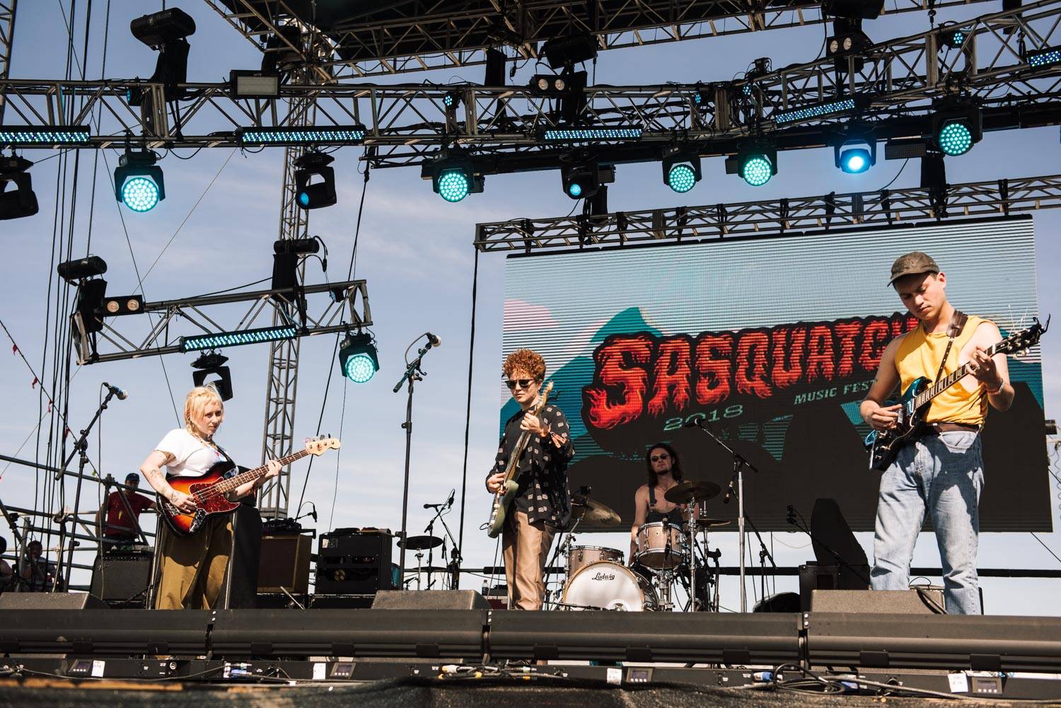 Girlpool at the Sasquatch Music Festival 2018 - Day 1, Gorge WA, May 25 2018. Pavel Boiko photo.