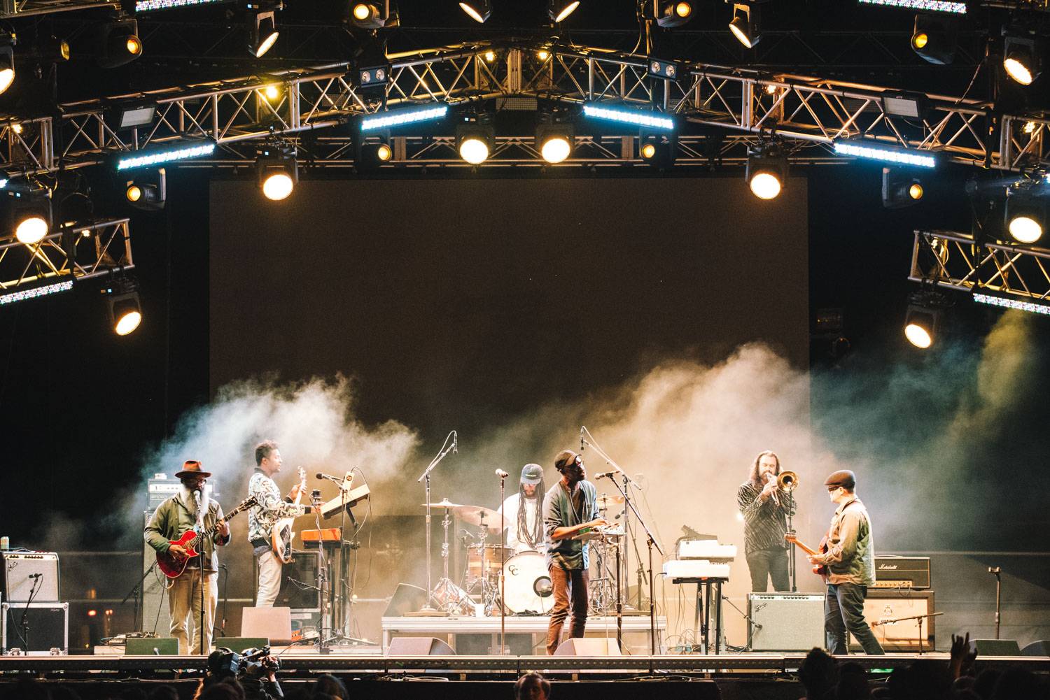 TV On The Radio at the Sasquatch Music Festival 2018 - Day 1, Gorge WA, May 25 2018. Pavel Boiko photo.