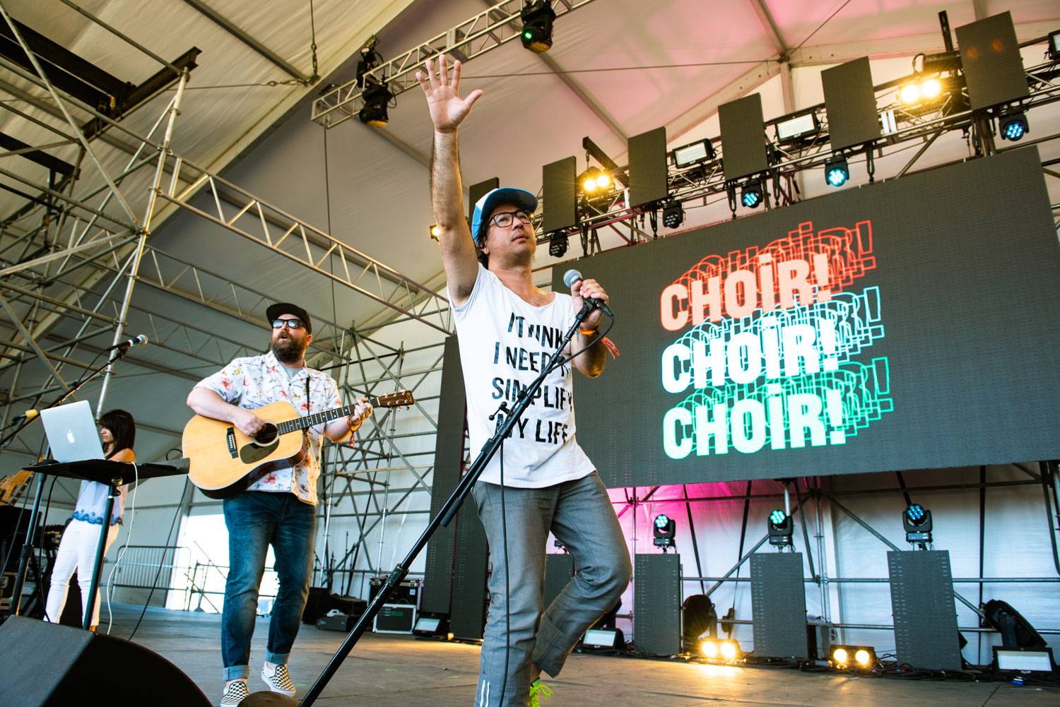 Choir! Choir! Choir! at the Sasquatch Music Festival 2018 - Day 3, Gorge WA, May 27 2018. Pavel Boiko photo.