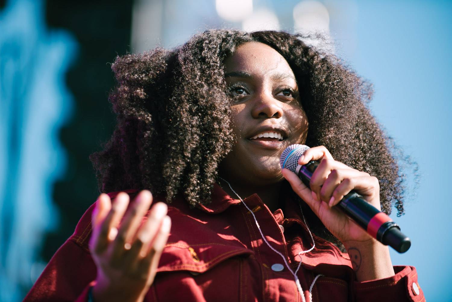 Noname at the Sasquatch Music Festival 2018 - Day 3, Gorge WA, May 27 2018. Pavel Boiko photo.