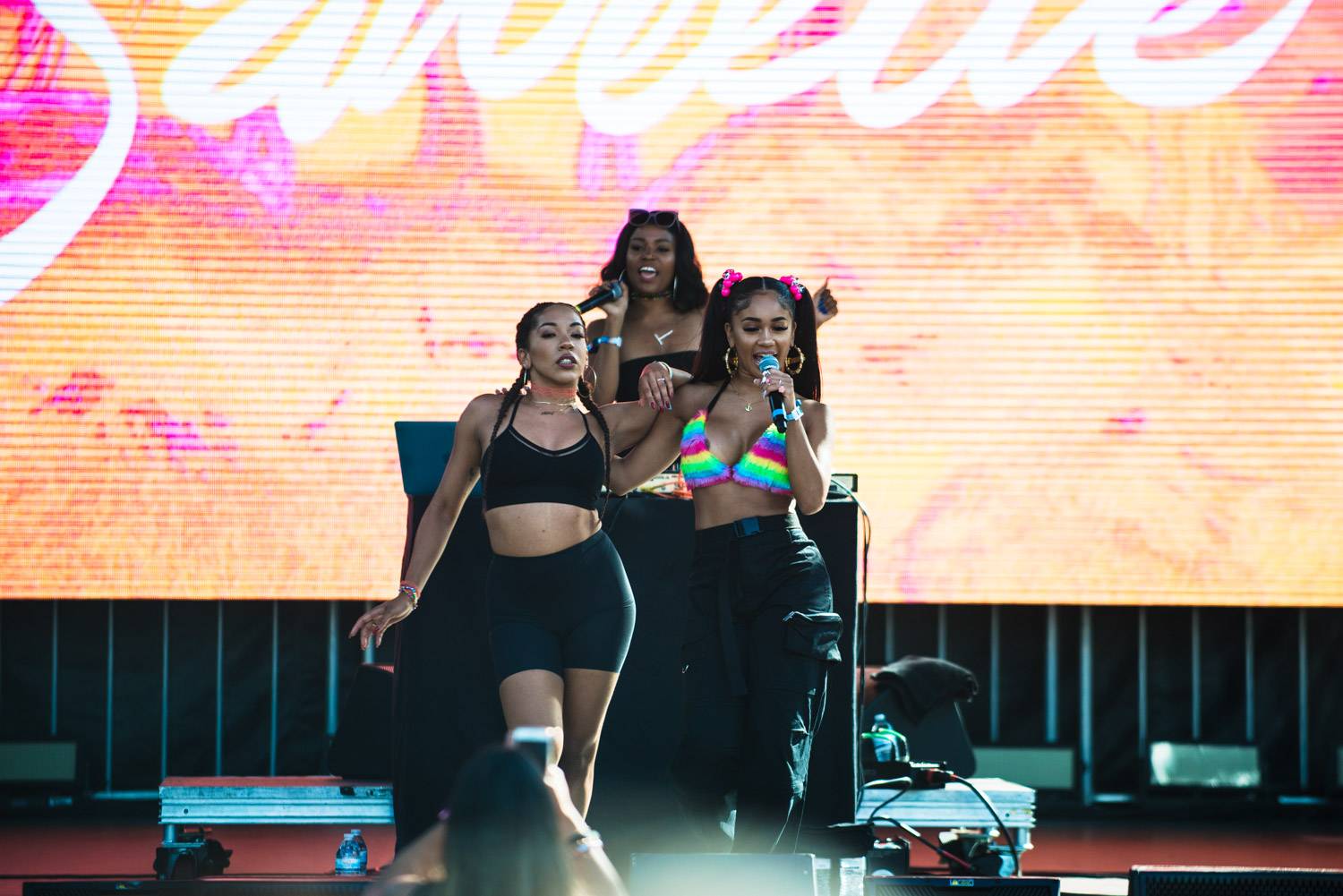 Saweetie at the Bumbershoot Music Festival 2018 - Day 2. Sept 1 2018. Pavel Boiko photo.