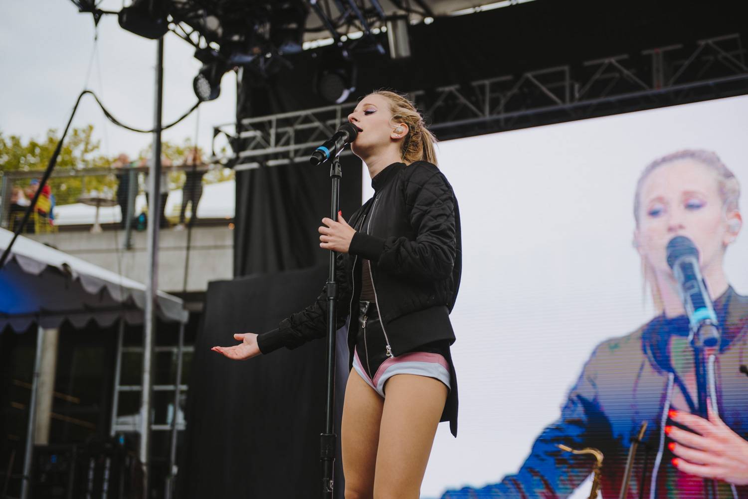 Marian Hill at the Bumbershoot Music Festival 2018 - Day 2. Sept 1 2018. Pavel Boiko photo.