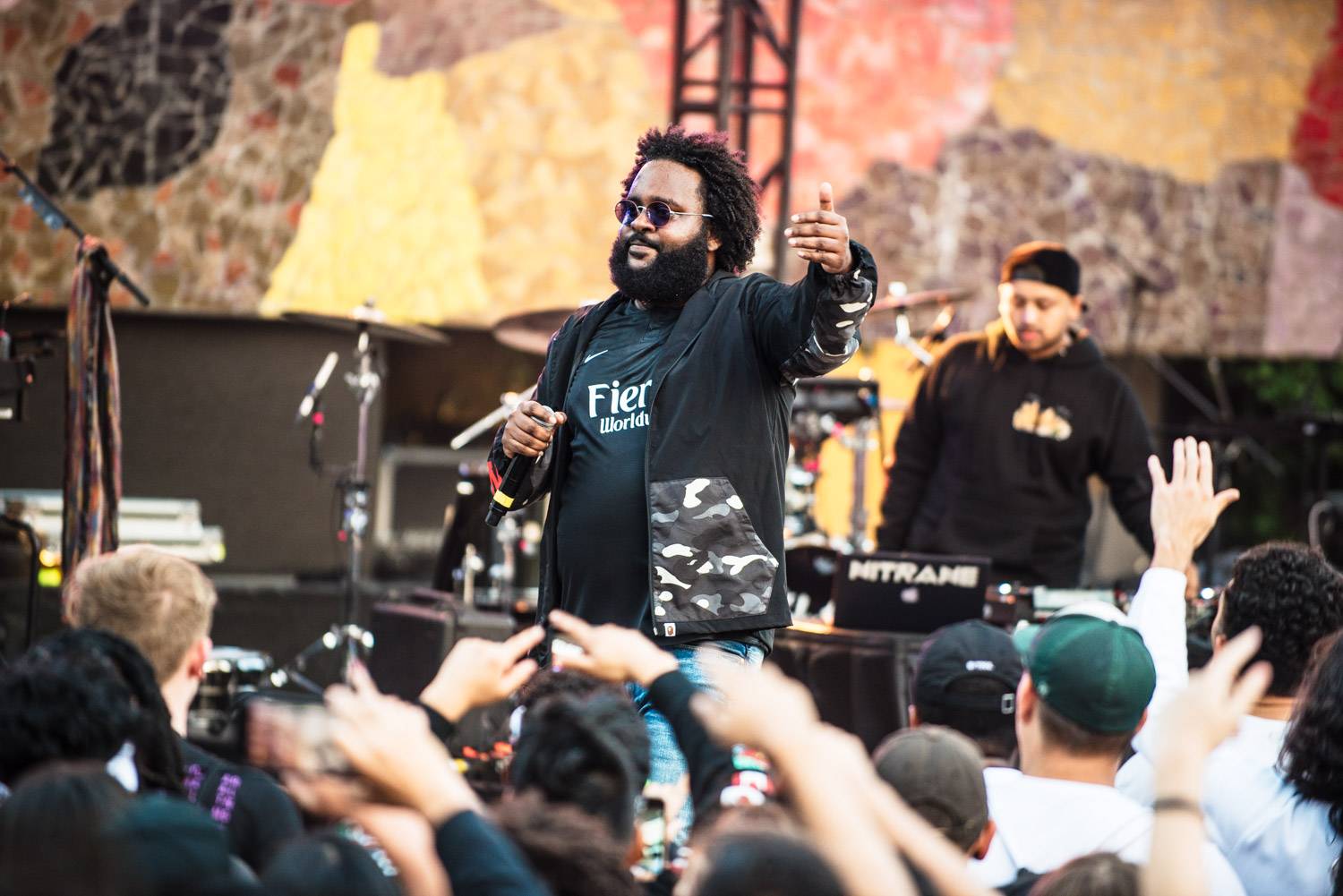 Bas at the Bumbershoot Music Festival 2018 - Day 2. Sept 1 2018. Pavel Boiko photo.
