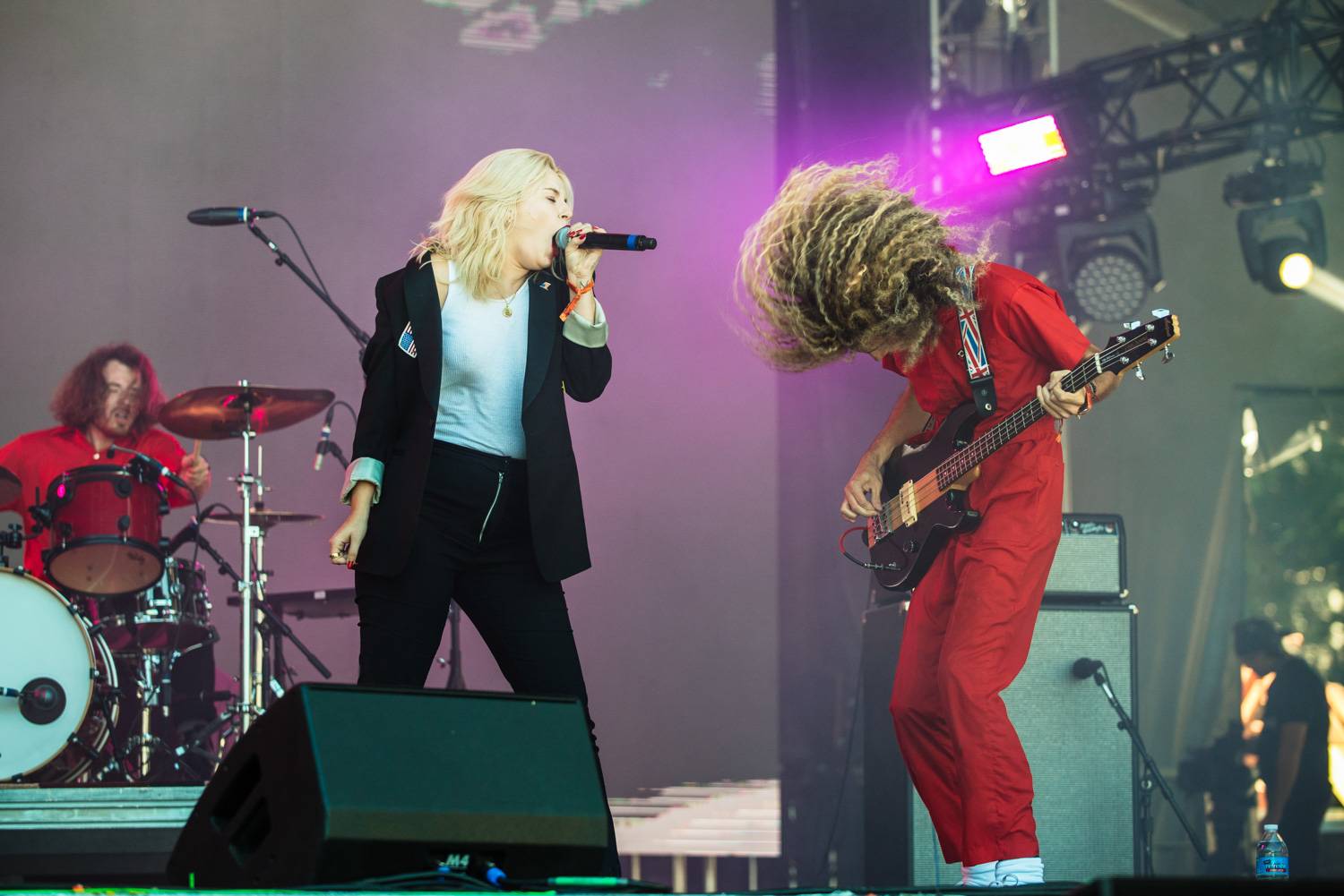 The Pink Slips at the Bumbershoot Music Festival 2018 - Day 3. Sept 2 2018. Pavel Boiko photo.