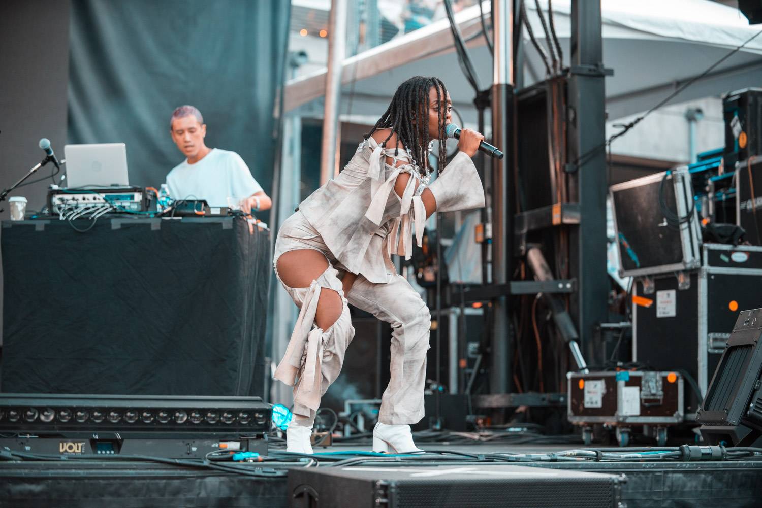 Kelela at the Bumbershoot Music Festival 2018 - Day 3. Sept 2 2018. Pavel Boiko photo.