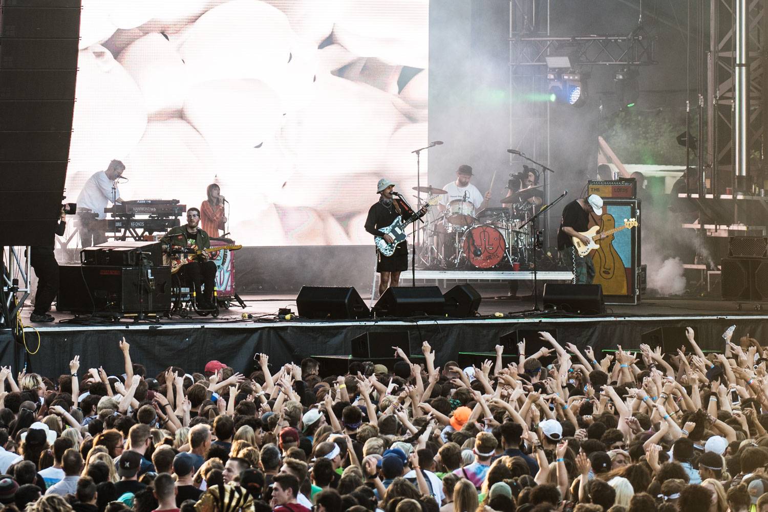 Portugal. The Man at the Bumbershoot Music Festival 2018 - Day 3. Sept 2 2018. Pavel Boiko photo.