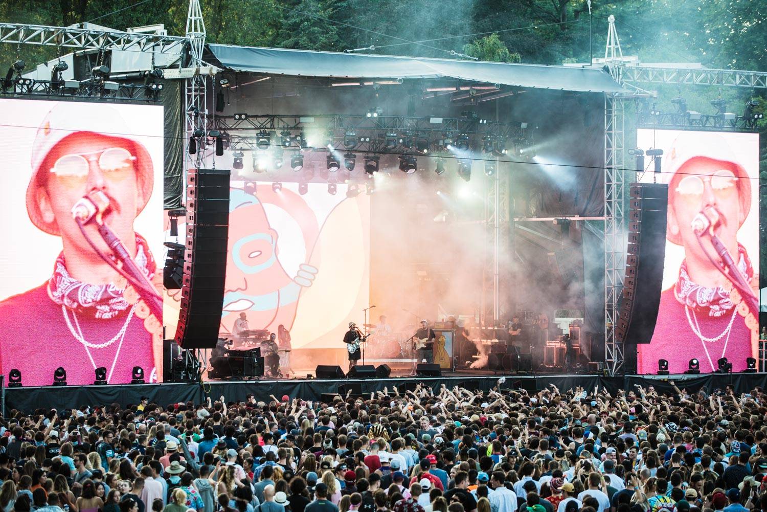 Portugal. The Man at the Bumbershoot Music Festival 2018 - Day 3. Sept 2 2018. Pavel Boiko photo.