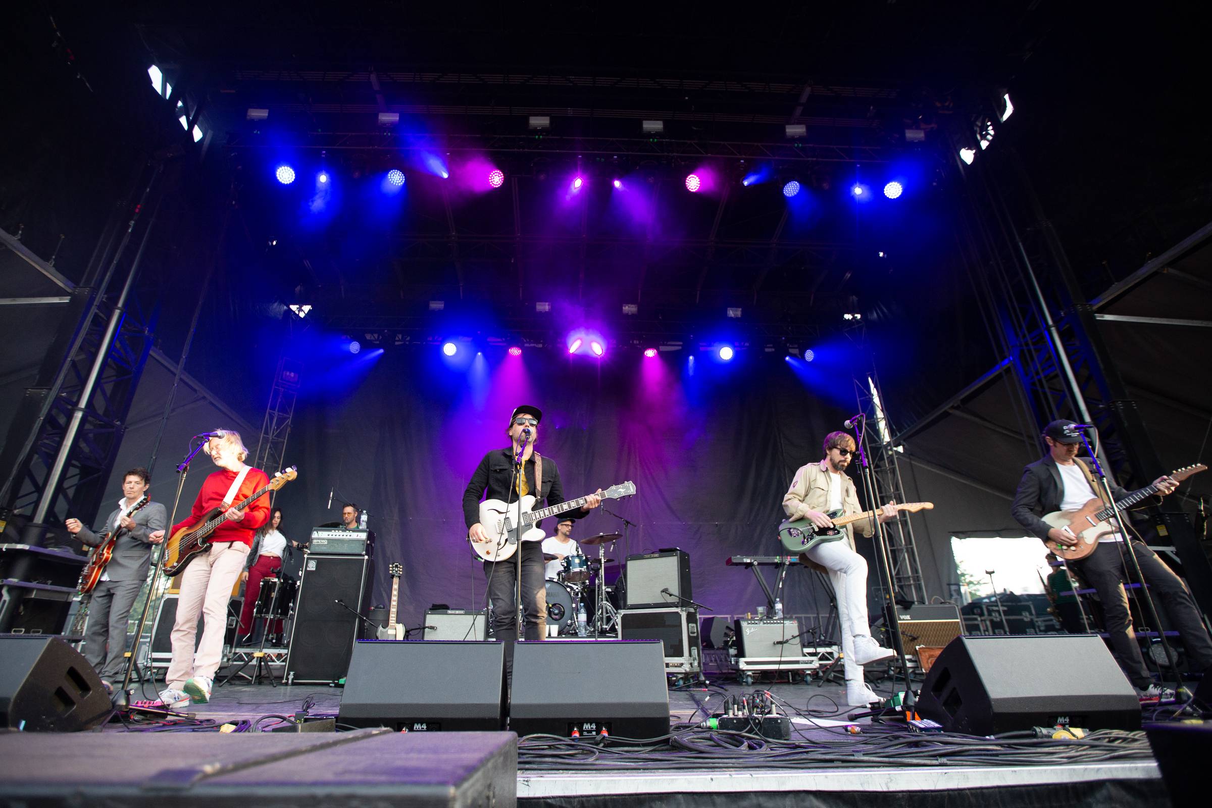 Broken Social Scene at Deer Lake Park, Burnaby, Sep 1 2018. Kirk Chantraine photo.