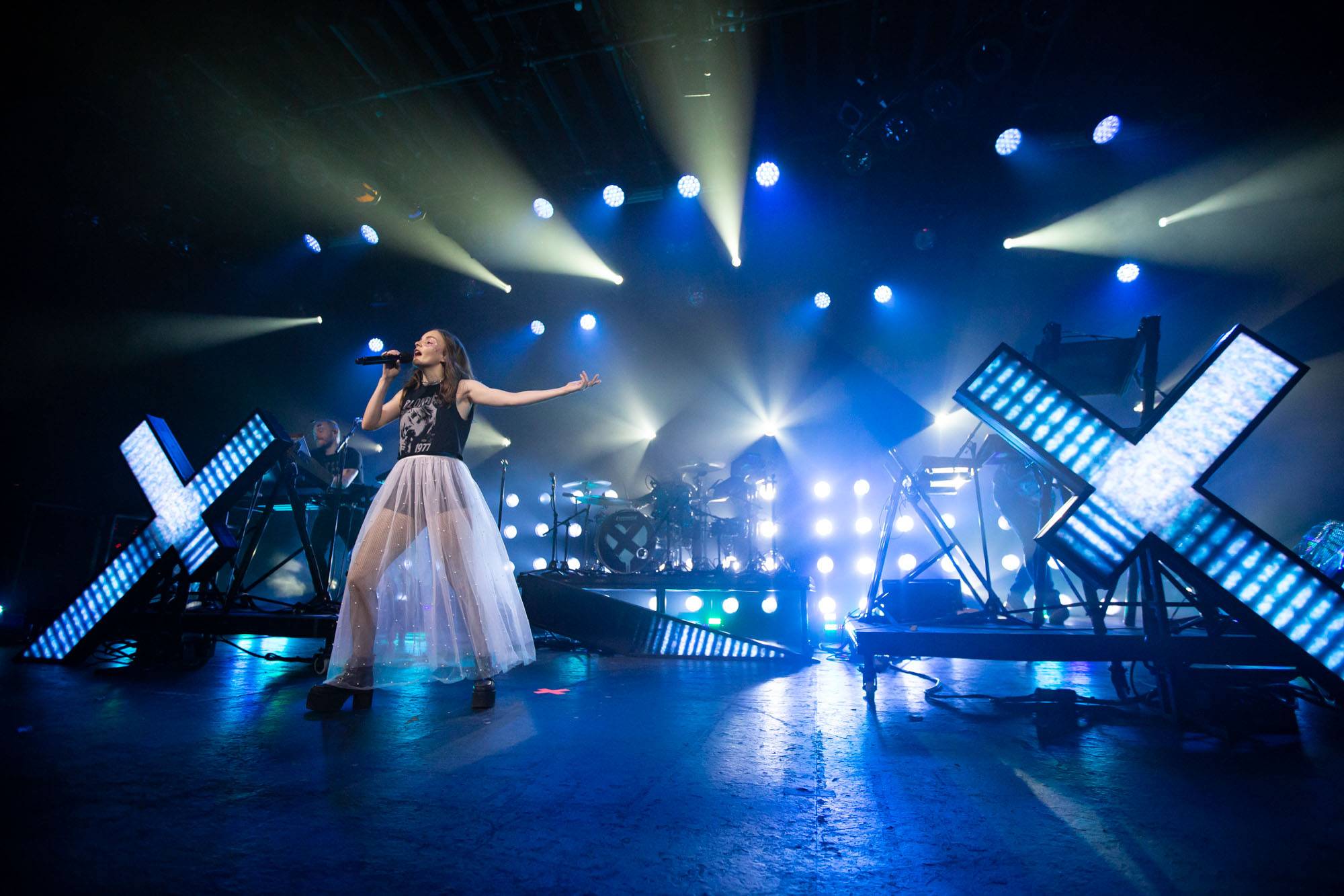 CHVRCHES at the Commodore Ballroom, Vancouver, Sep 27 2018. Kirk Chantraine photo.