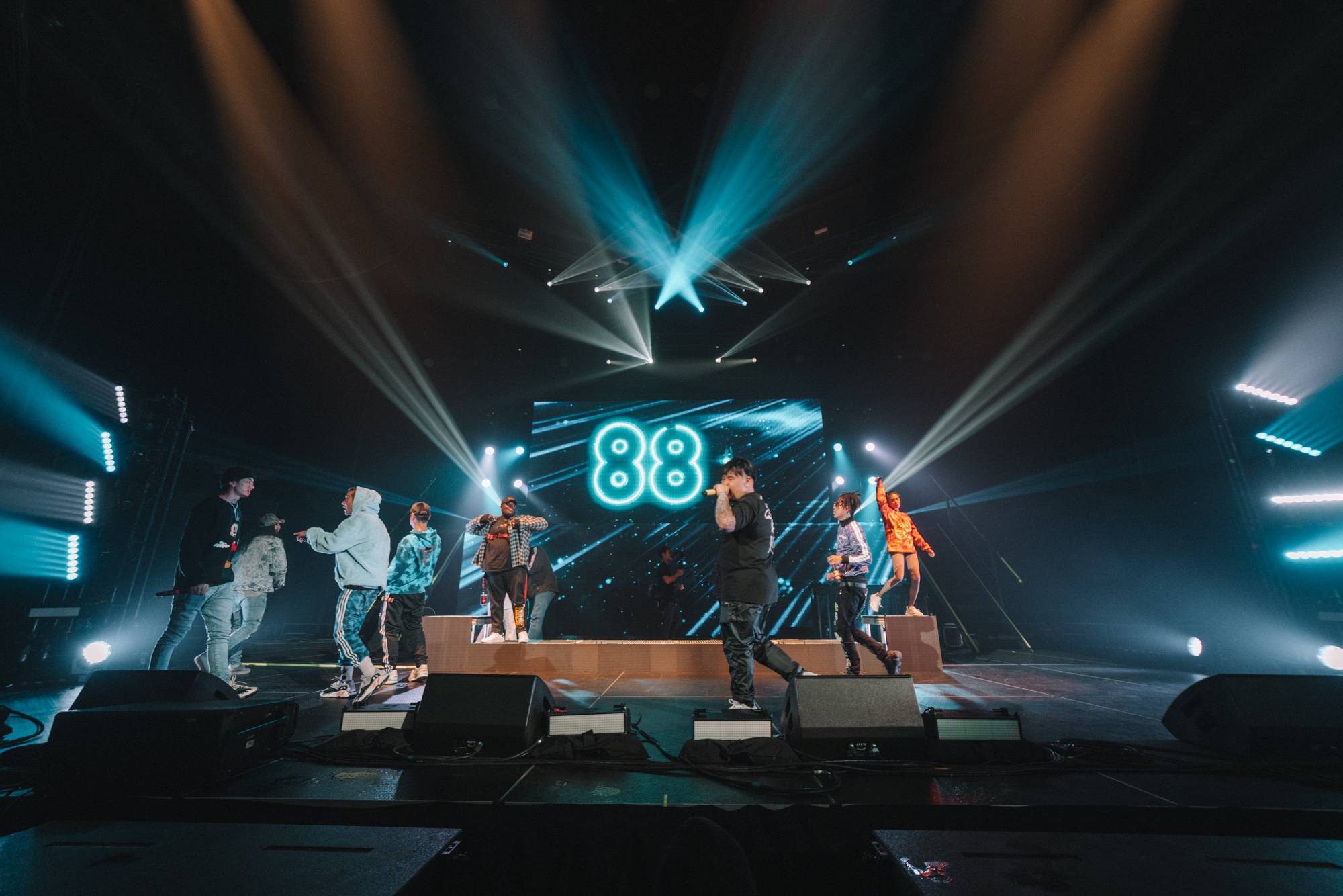 88RISING at the Pacific Coliseum, Vancouver, Oct 26 2018. Noah Shumka photo.