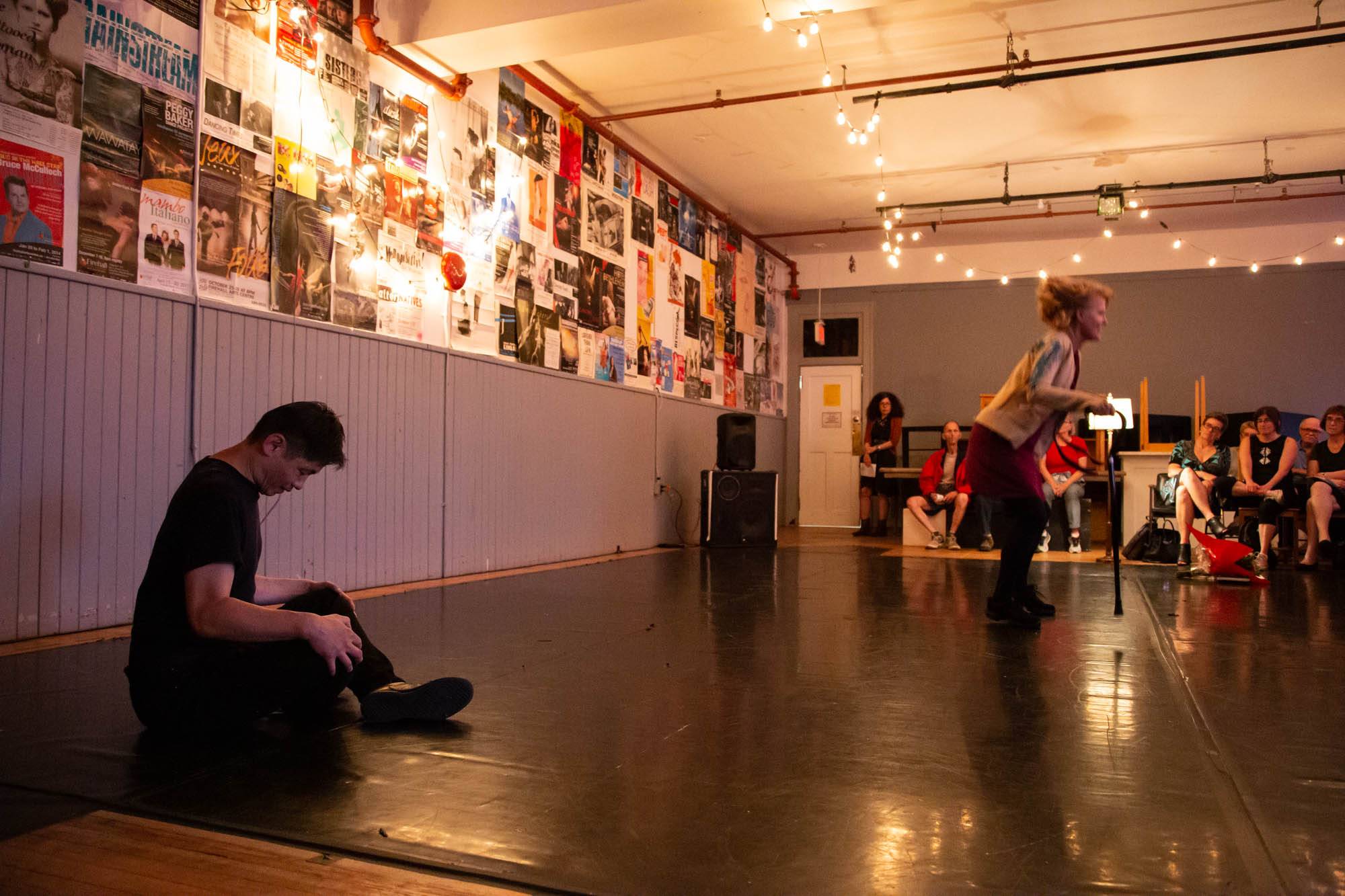 Dancing on the Edge: Connection is the Opposite of Addiction at the Firehall Arts Centre, Vancouver, Jul 11 2019. Kirk Chantraine photo.