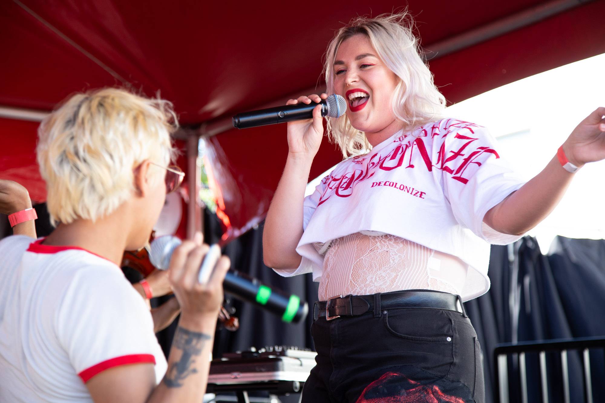 I M U R at the Red Truck Canada Day Block Party, Vancouver, Jun 30 2019. Kirk Chantraine photo.