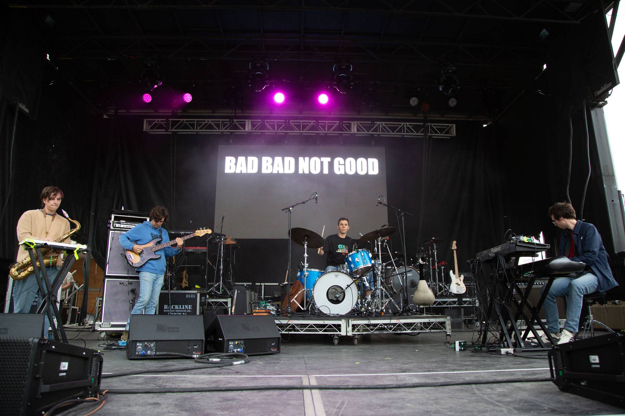 Badbadnotgood at The Park Show, Vancouver, Aug 10 2019. Kirk Chantraine photo.