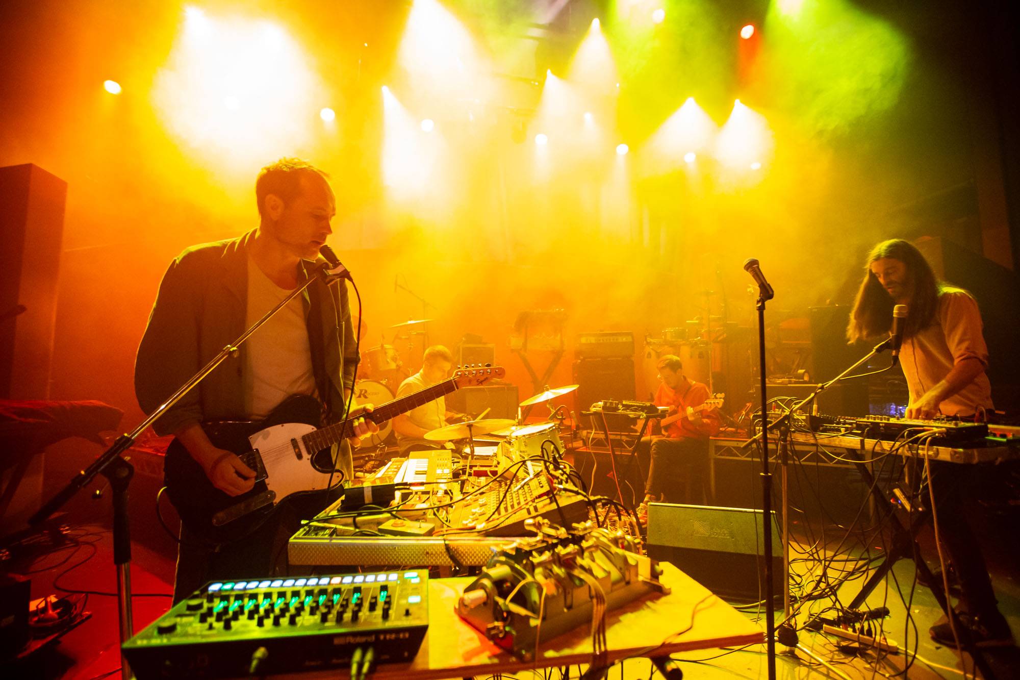 Holy Fuck at the Vogue Theatre, Vancouver, Sep 17 2019. Kirk Chantraine photo.