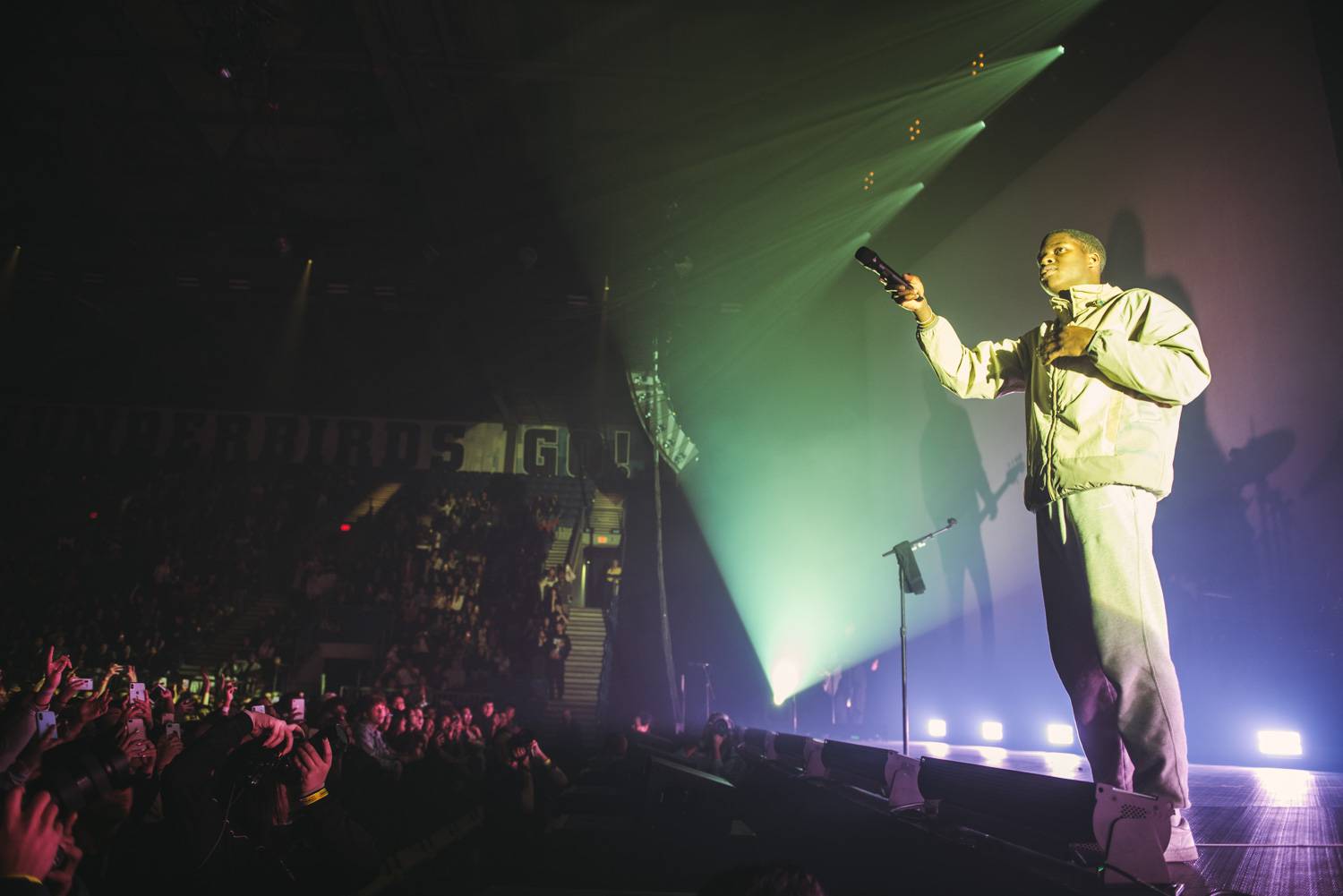 Daniel Caesar at the Doug Mitchell Thunderbird Sports Centre, Vancouver, Nov 27 2019. Pavel Boiko photo.