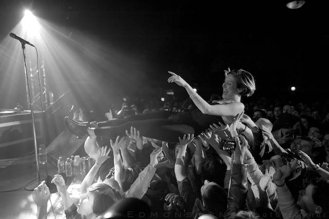 July Talk at Phoenix Concert Theatre, Toronto, Dec 20 2014. Christopher Edmonstone photo.