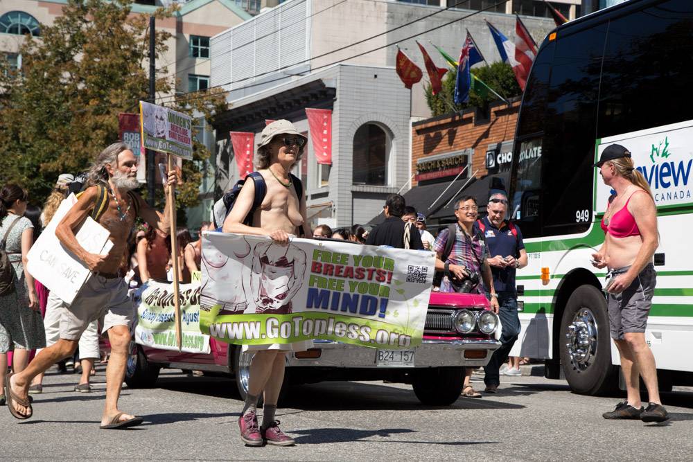 Photos - Go Topless Day Vancouver, Aug 25 2013.